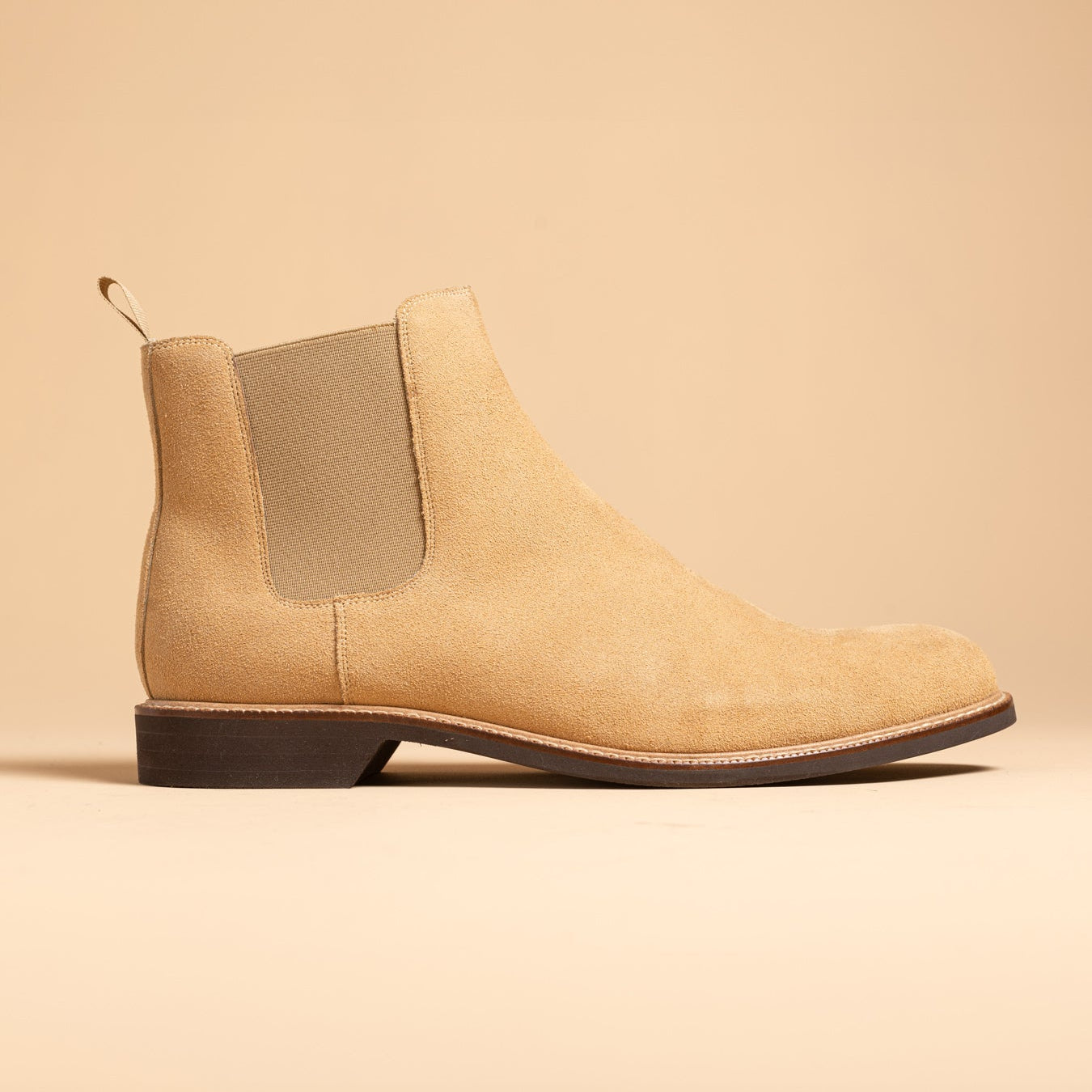 Tan Slip on Boots for Men