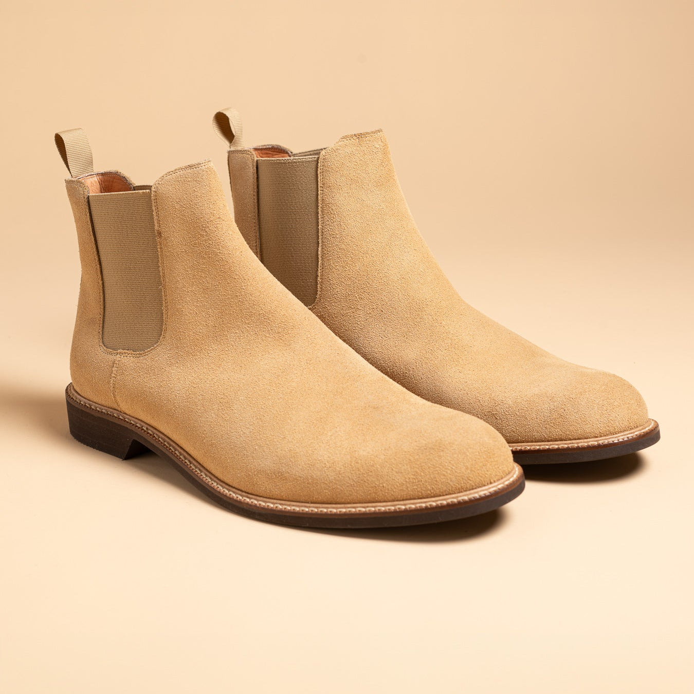 Suede Leather Tan Comfortable Boots