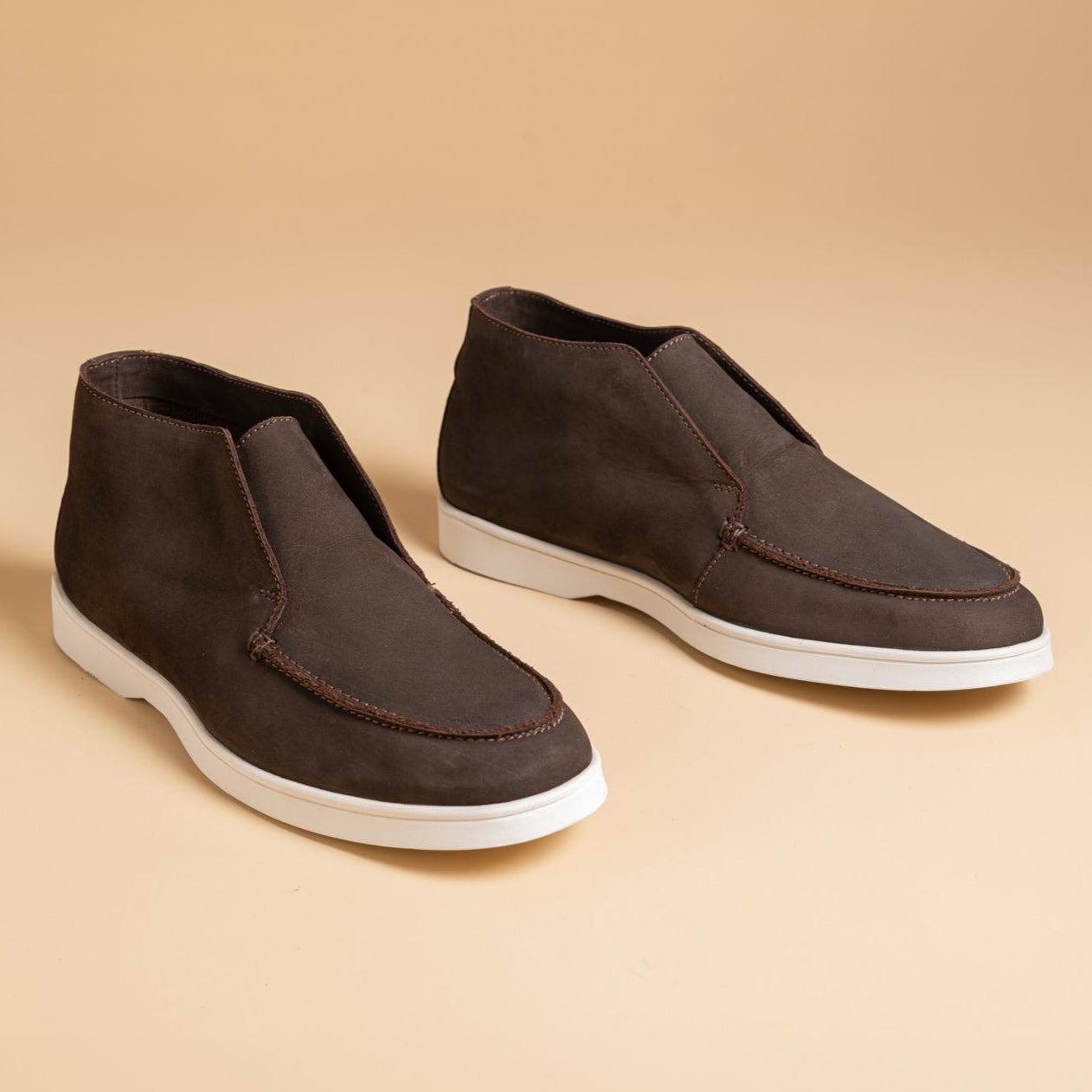 Brown sneakers for men